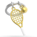 KEYCHAIN TENNIS RACQUET & BALL