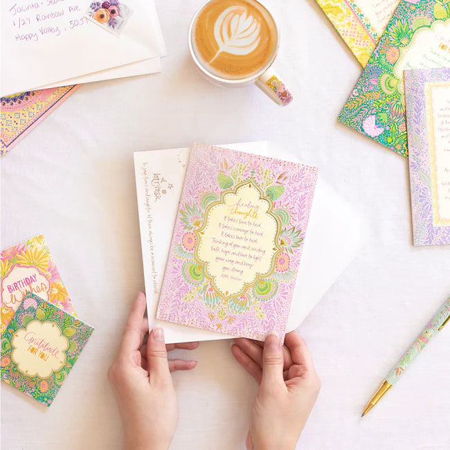 Healing Thoughts Greeting Card