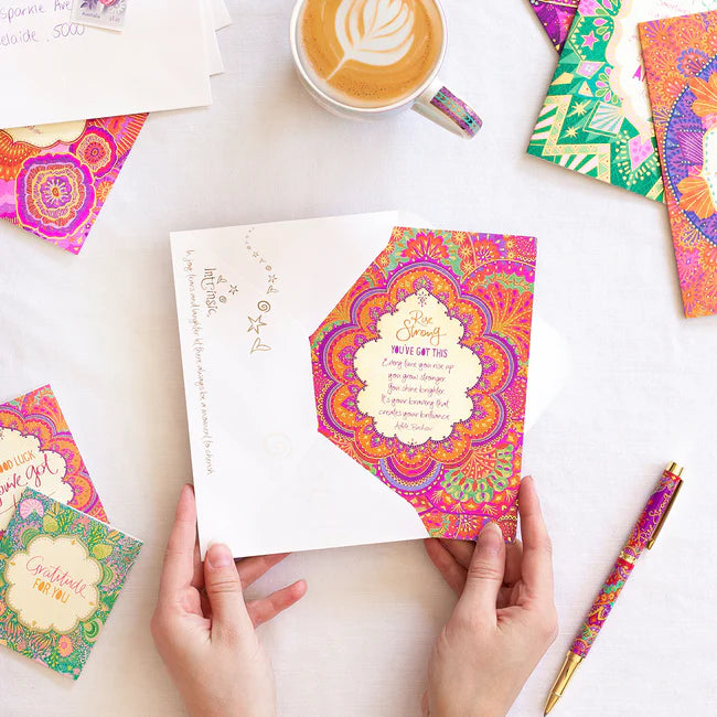 Rise Strong Greeting Card