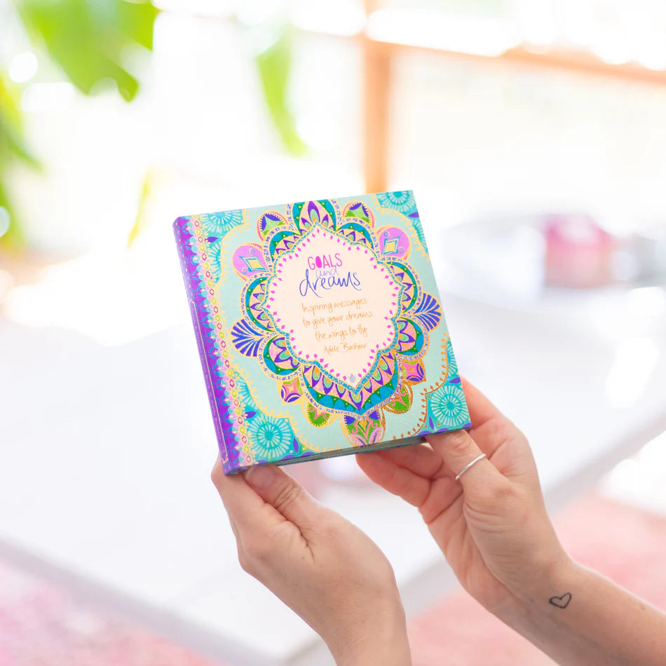 Goals & Dreams Quote Book (Persian Moonlight)