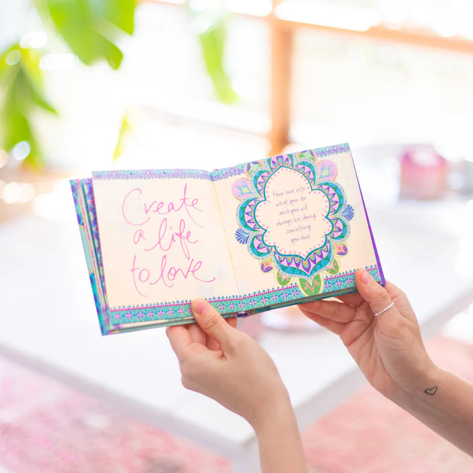 Goals & Dreams Quote Book (Persian Moonlight)