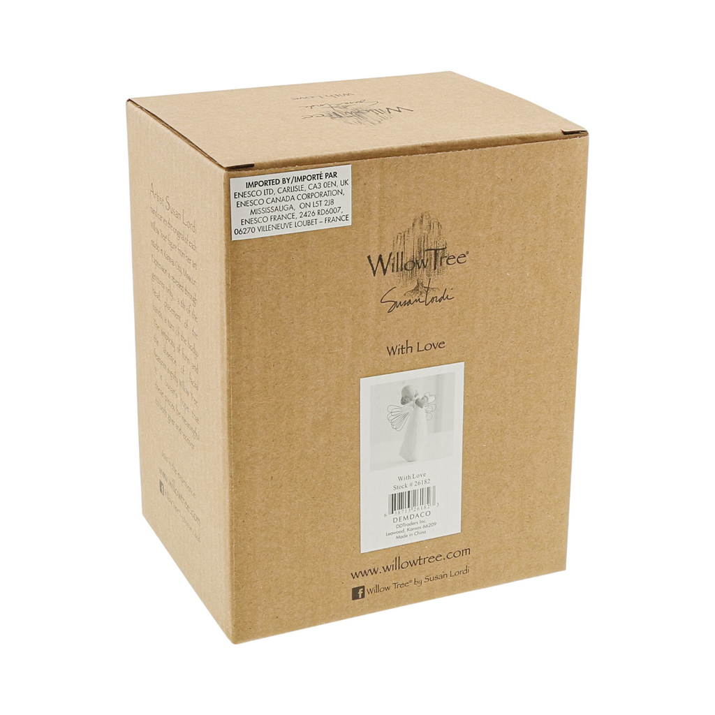 Figurine – Willow Tree  <br>  With Love Angel (Darker Skin)