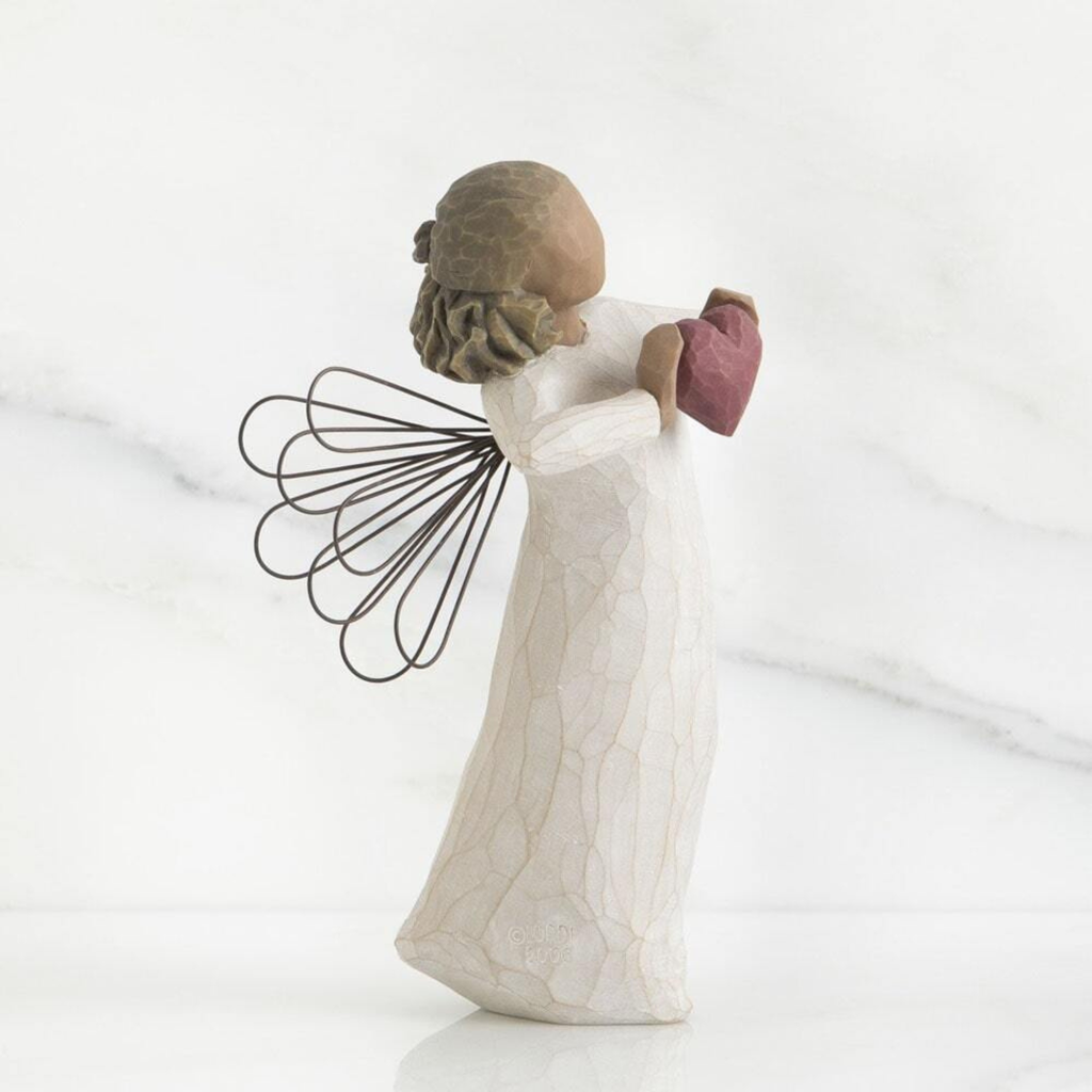 Figurine – Willow Tree  <br>  With Love Angel (Darker Skin)