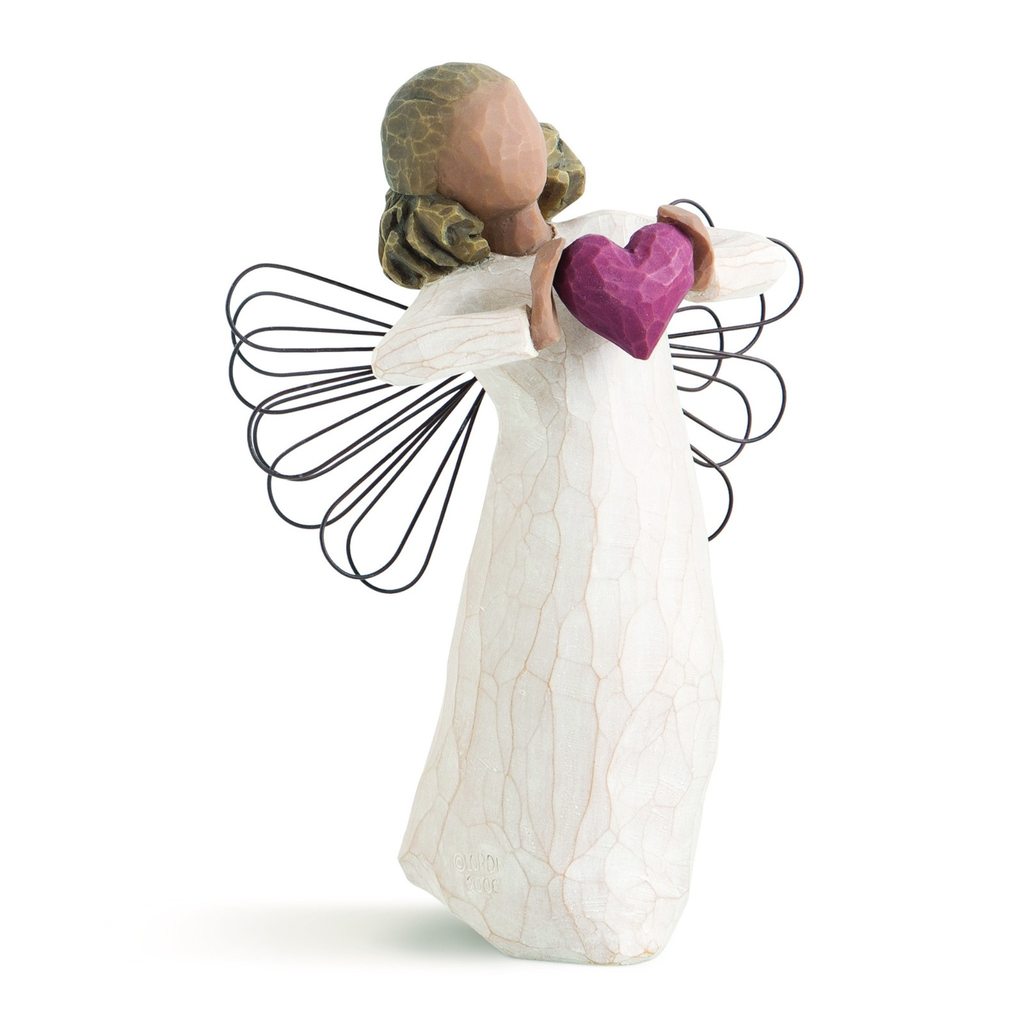 Figurine – Willow Tree  <br>  With Love Angel (Darker Skin)