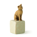 Figurine – Willow Tree  <br>  3" Love My Cat (Light)