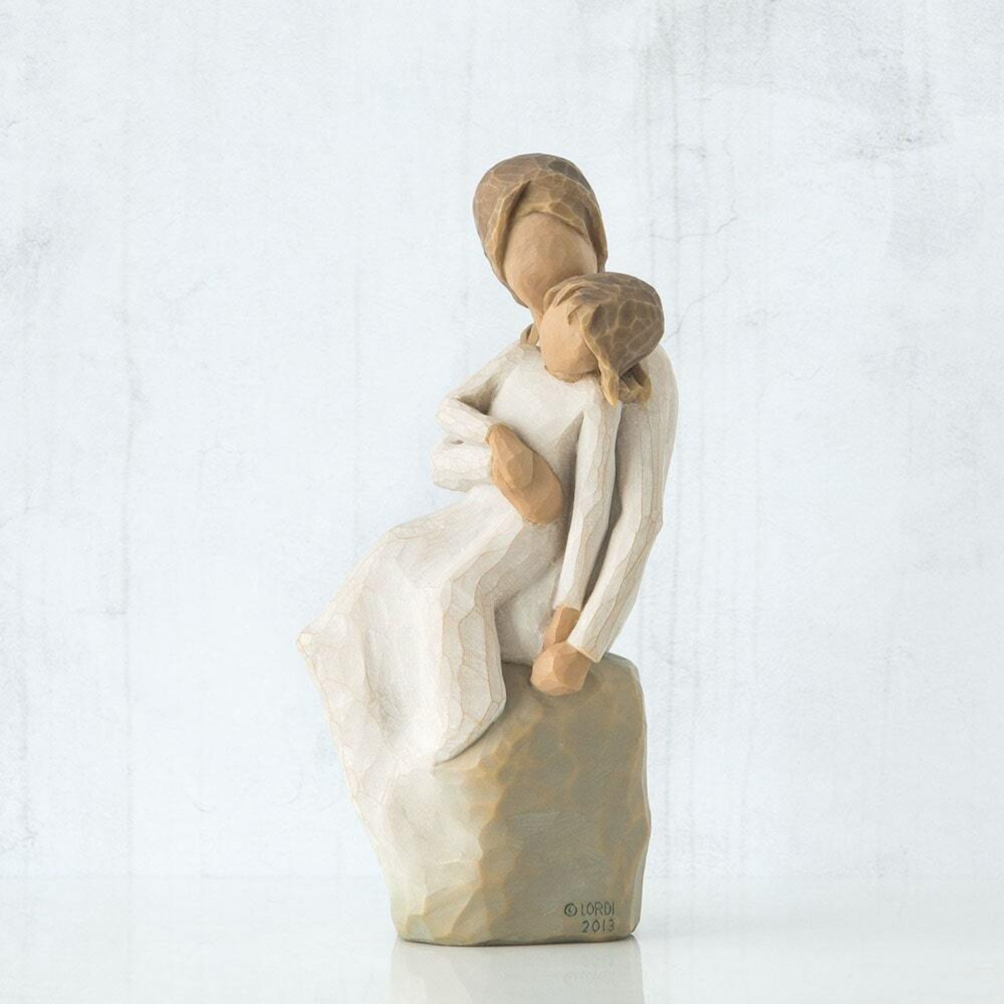 Figurine – Willow Tree  <br>  Mother, Daughter Sitting