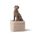 Figurine – Willow Tree  <br>  Love my Dog (Dark) Keepsake Box