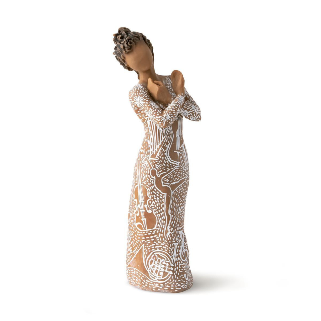 Figurine – Willow Tree  <br>  Music Speaks (Darker Skin)