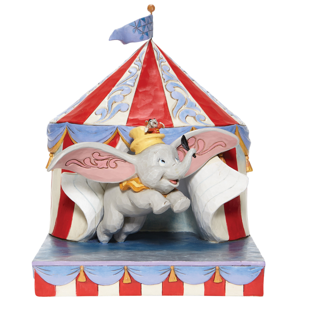 Disney Traditions -  24cm <br>  Dumbo Flying out of Tent Scene