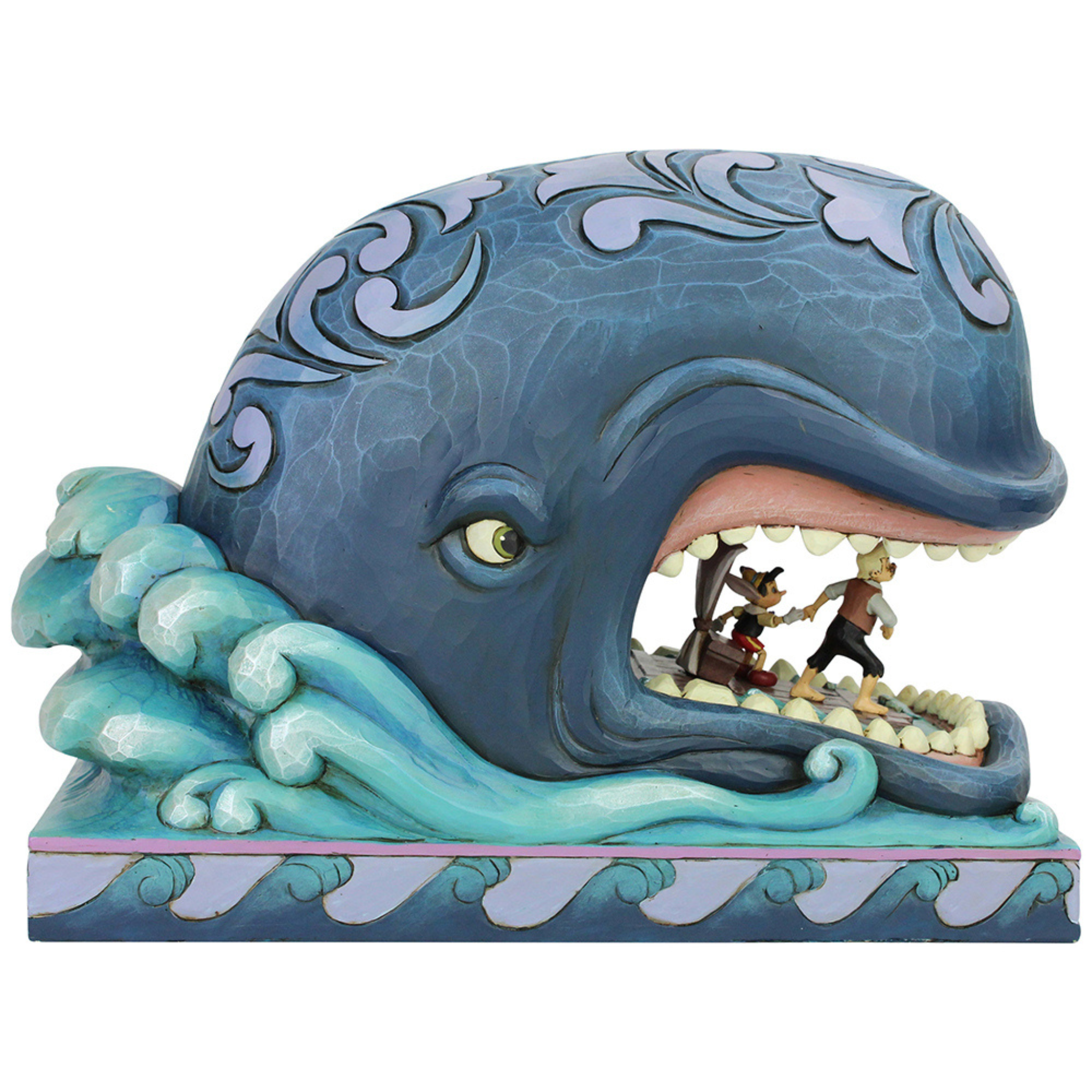 Disney Traditions -  19cm <br>  Monstro, Gepetto and Pinocchio