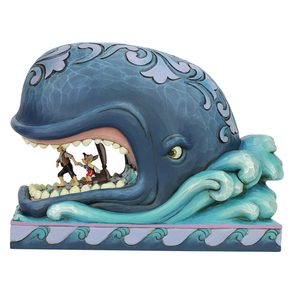 Disney Traditions -  19cm <br>  Monstro, Gepetto and Pinocchio