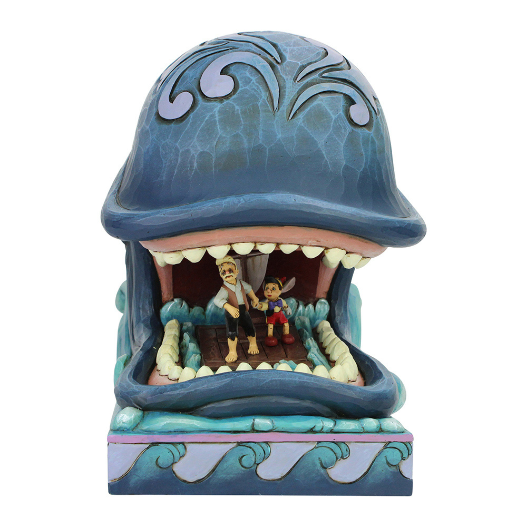 Disney Traditions -  19cm <br>  Monstro, Gepetto and Pinocchio