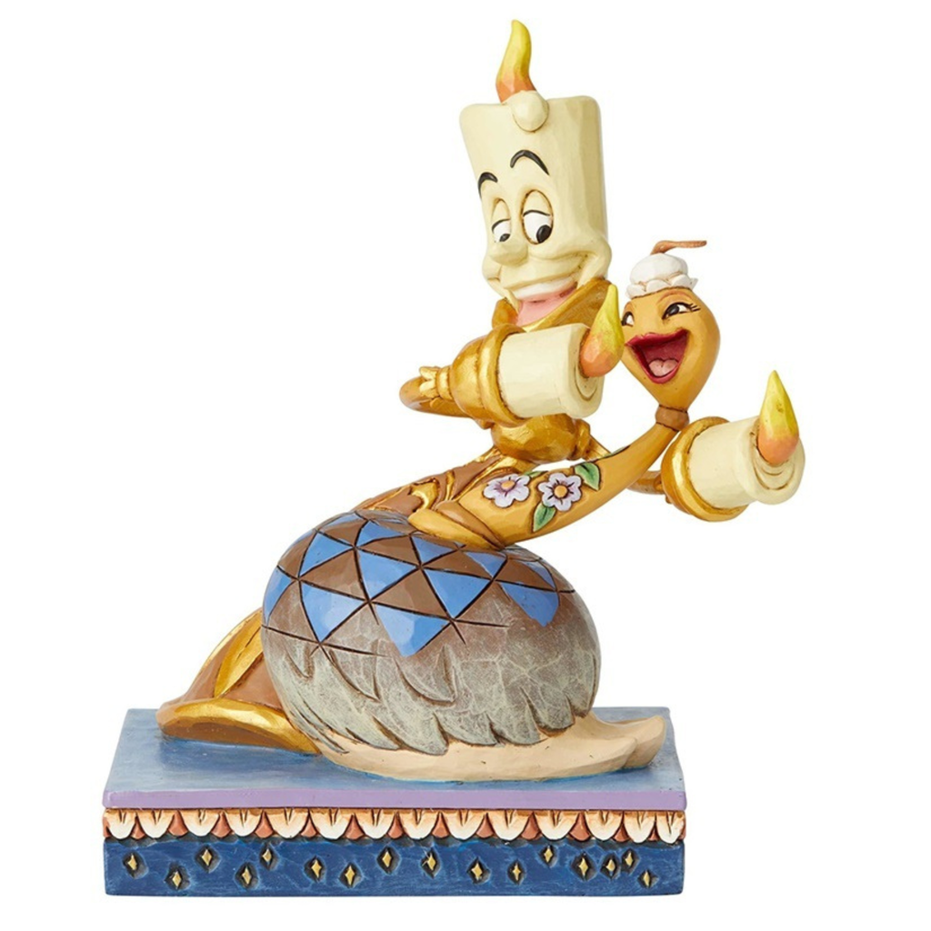 Disney Traditions -  15cm <br> Lumiere and Feather Duster