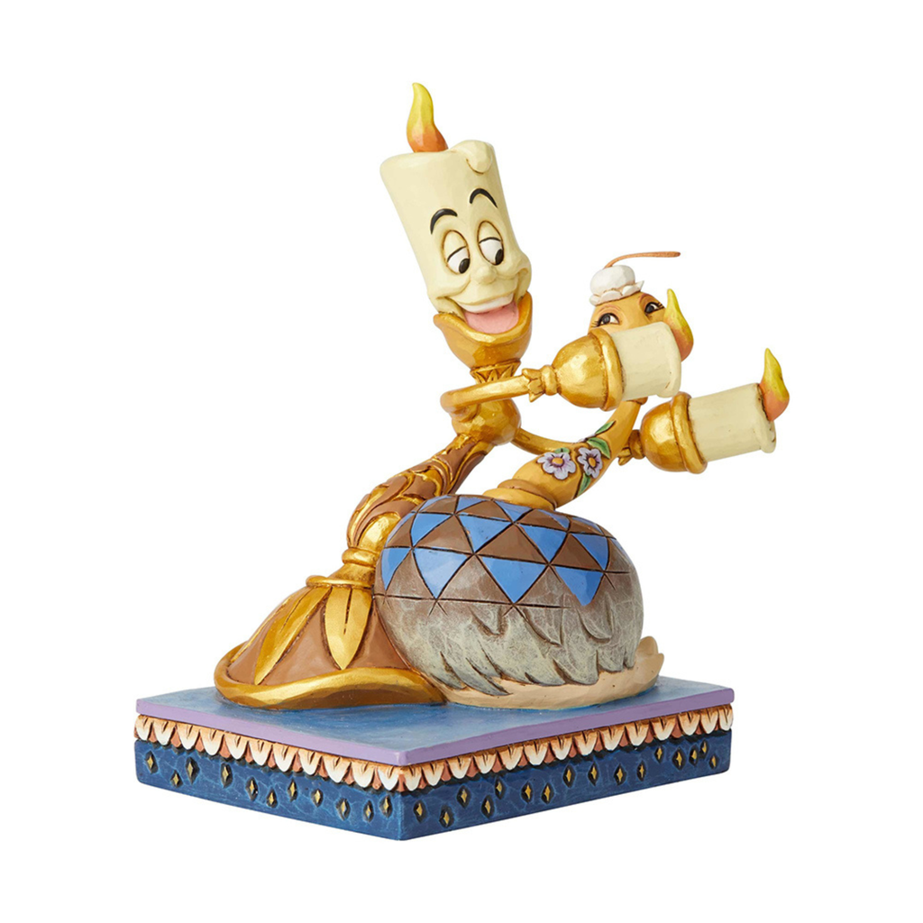 Disney Traditions -  15cm <br> Lumiere and Feather Duster