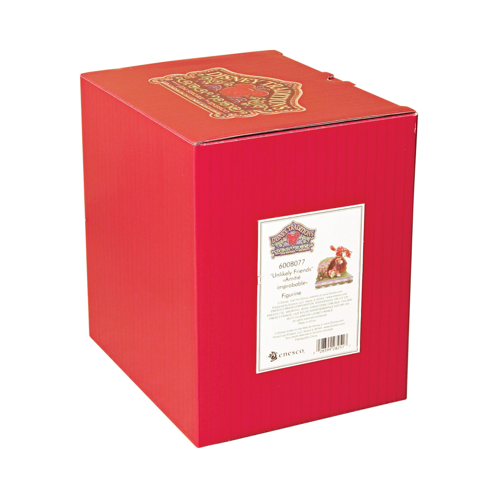 Disney Traditions -  14.6cm <br>  Fox and Hound on Log