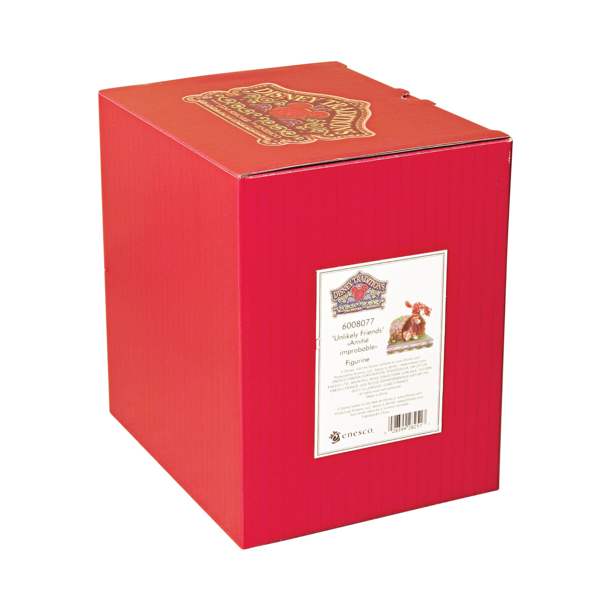 Disney Traditions -  14.6cm <br>  Fox and Hound on Log