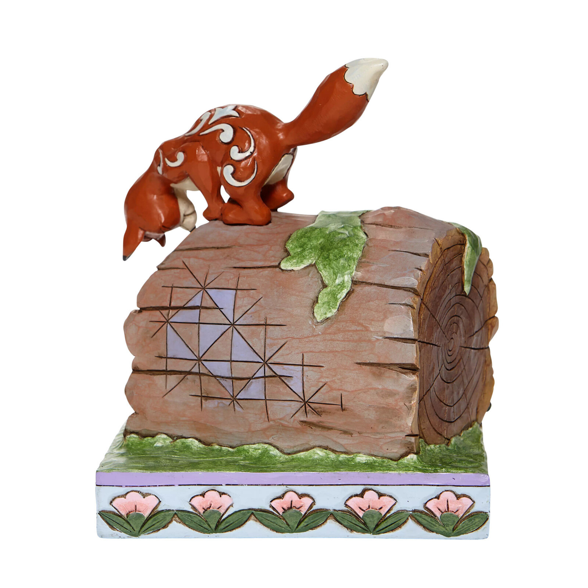 Disney Traditions -  14.6cm <br>  Fox and Hound on Log
