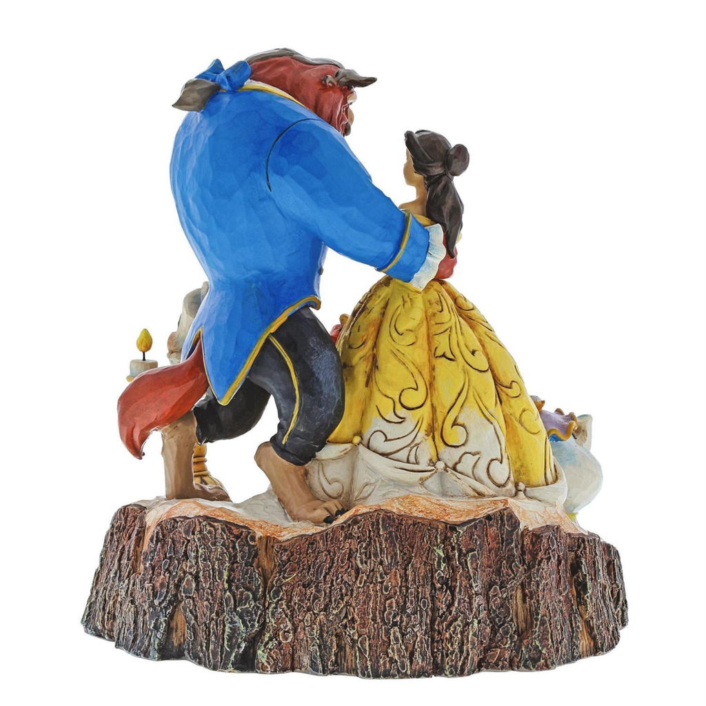Disney Traditions -  19cm <br> Beauty & The Beast Carved By Heart