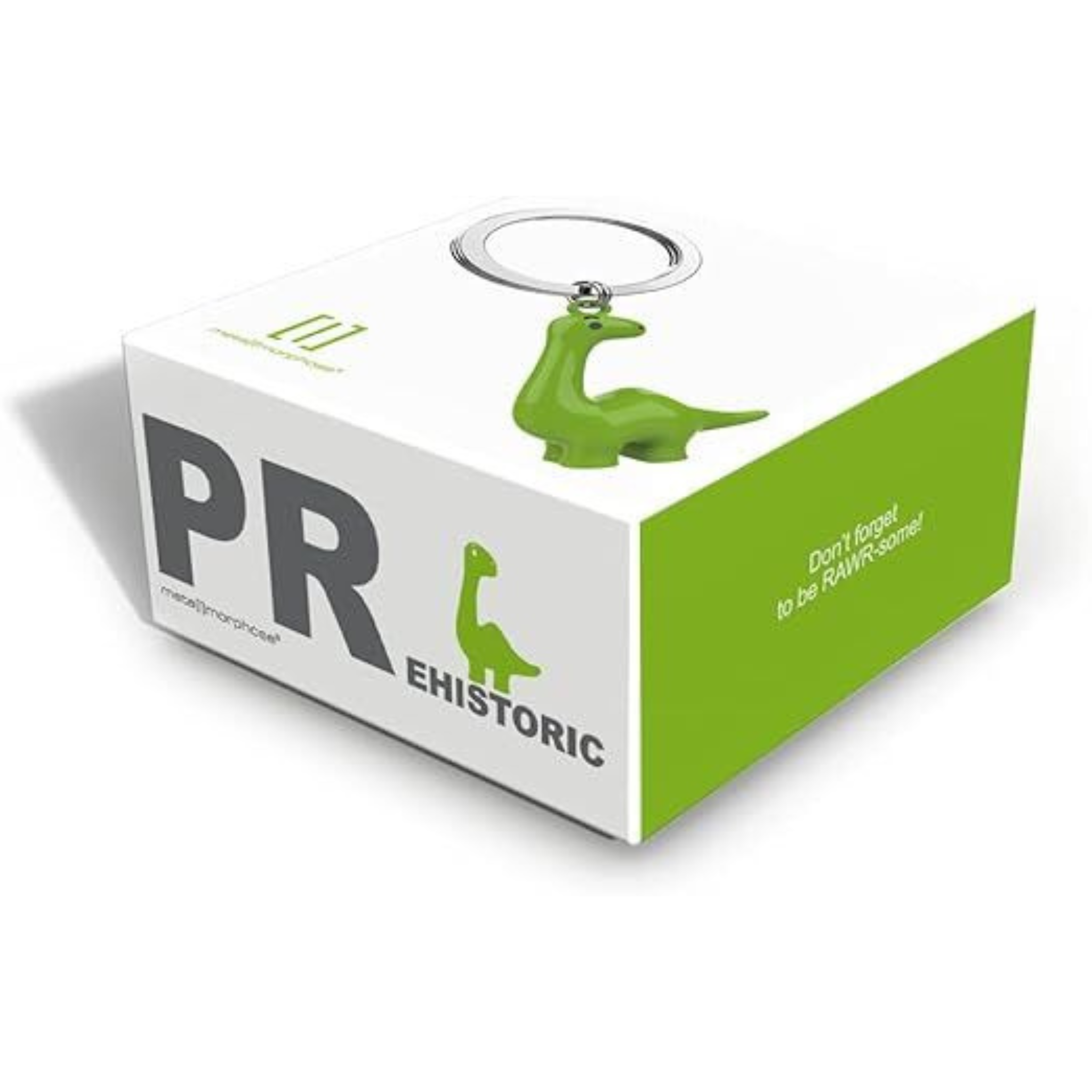 KEYCHAIN GREEN DINOSAUR (PREHISTOR