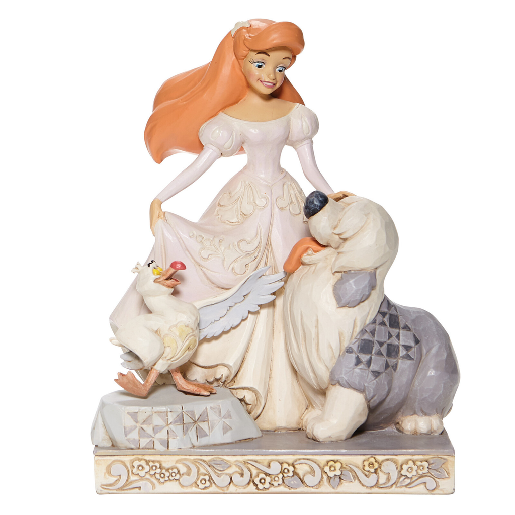 Disney Traditions - 19.5cm<br> White Woodland Ariel