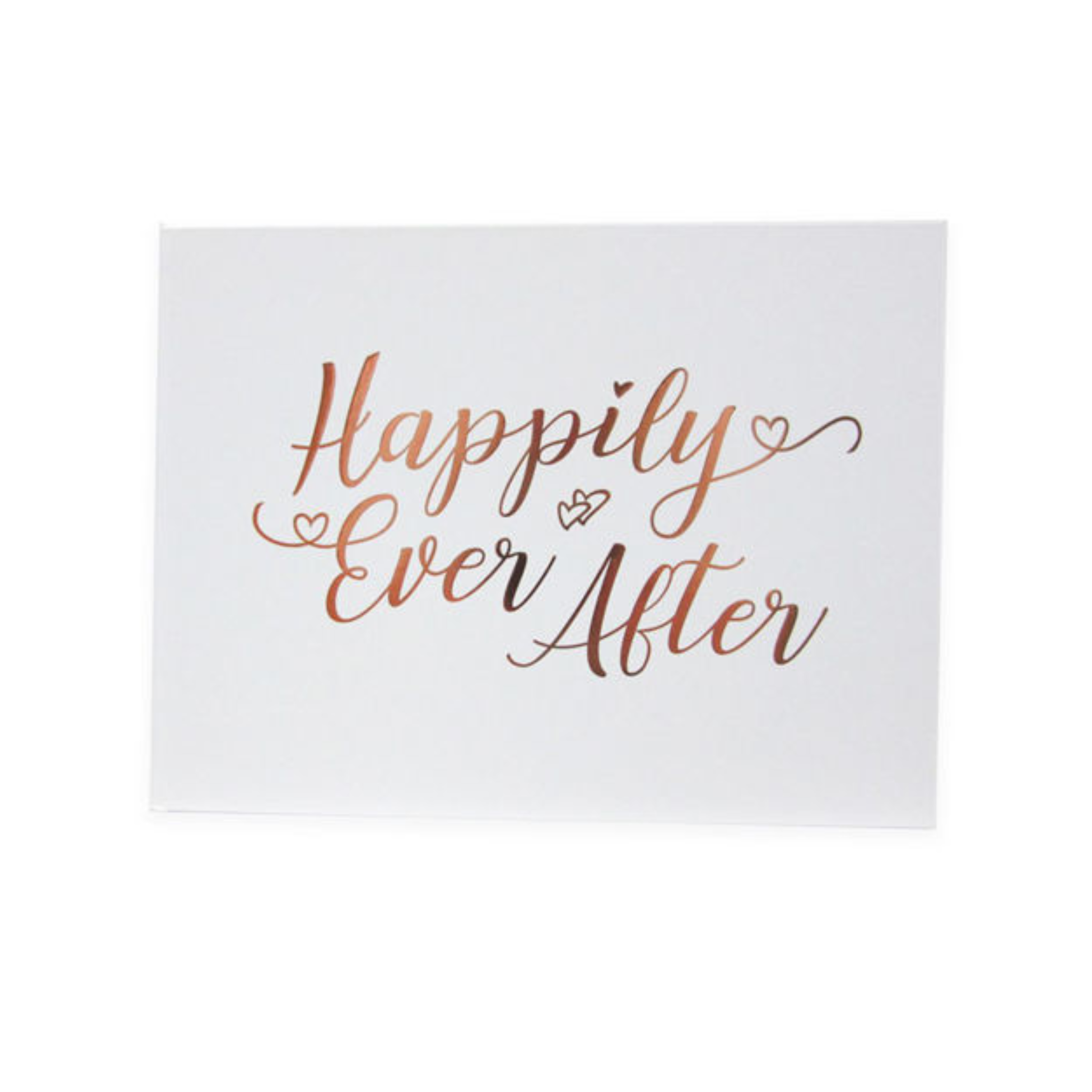 WEDDING GUEST BOOK HAPPILY EVER AFTER