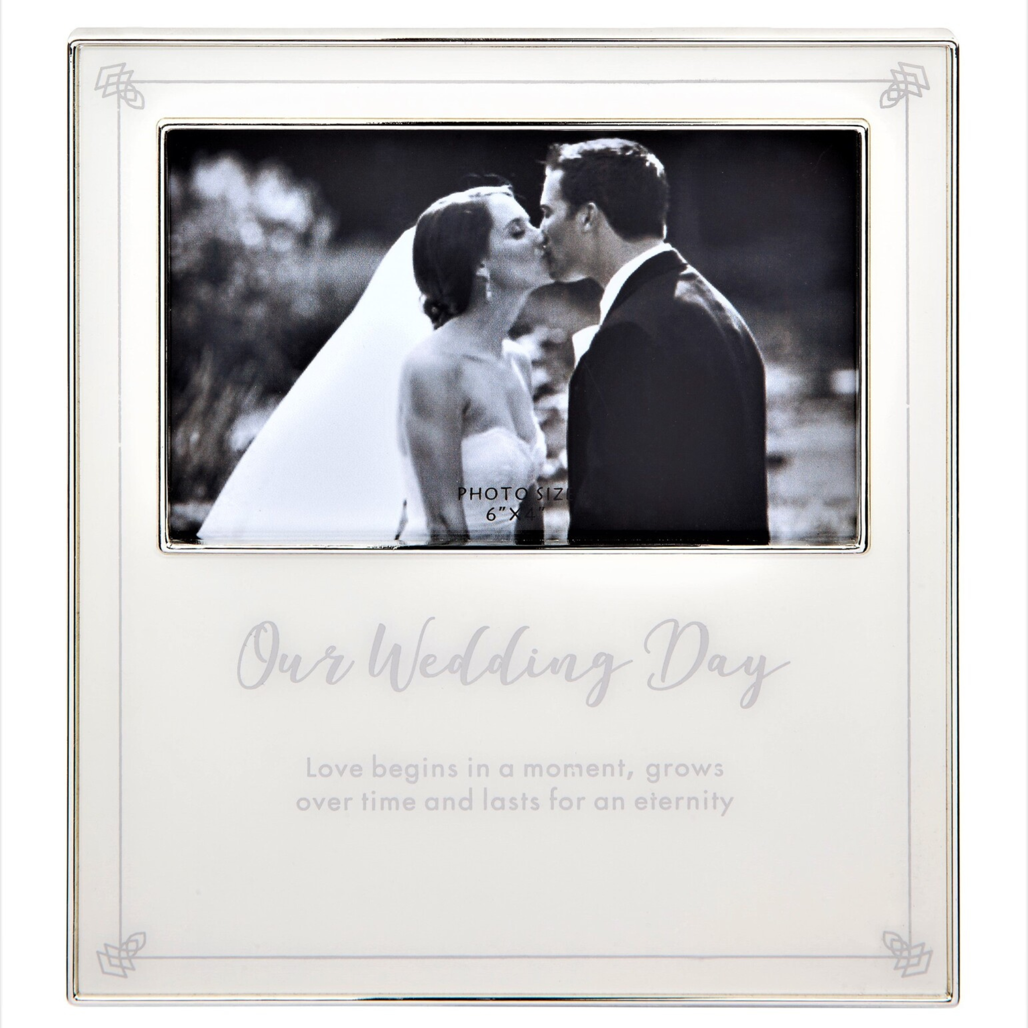 FRAME WEDDING DAY 15X10CM