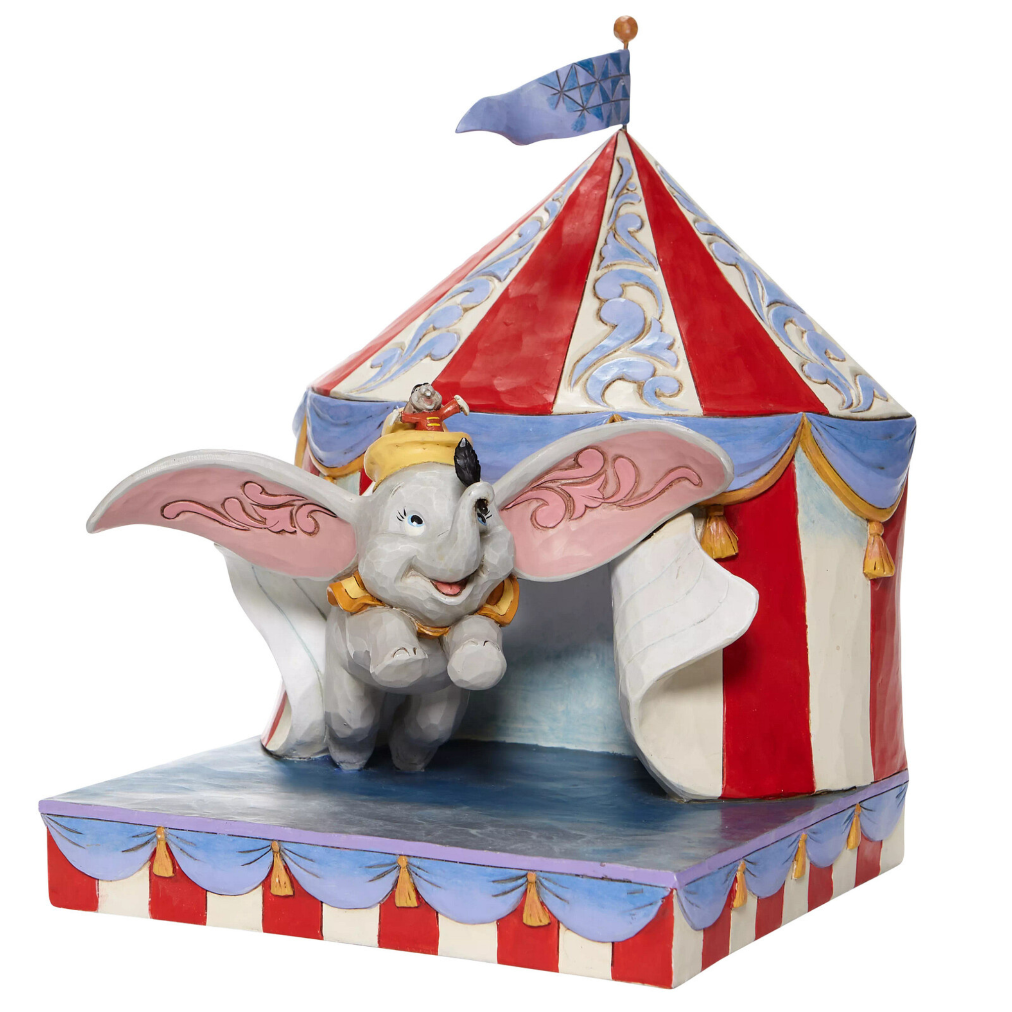 Disney Traditions -  24cm <br>  Dumbo Flying out of Tent Scene