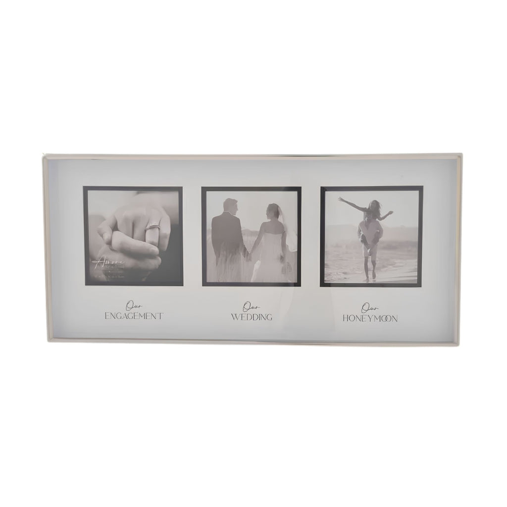 Amore Love Triple Frame, holds three 6x4 photos