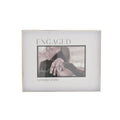 Amore Silver Engaged Frame, holds a 6x4 photo