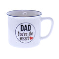 Best Dad in World big bone china mug, Father's Day gift
