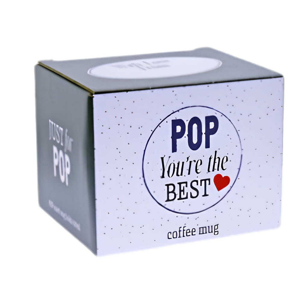 Best Pop in World big mug presented in matching all-over print gift box