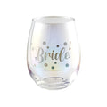 Bride Stemless Holographic Glass, 560ml