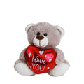 Ollie Brown Teddy Bear with Heart, 20cm plush toy