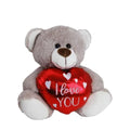 Ollie Brown Teddy Bear with Heart, 25cm plush toy