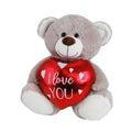 Ollie Brown Teddy Bear with Heart, 30cm plush toy