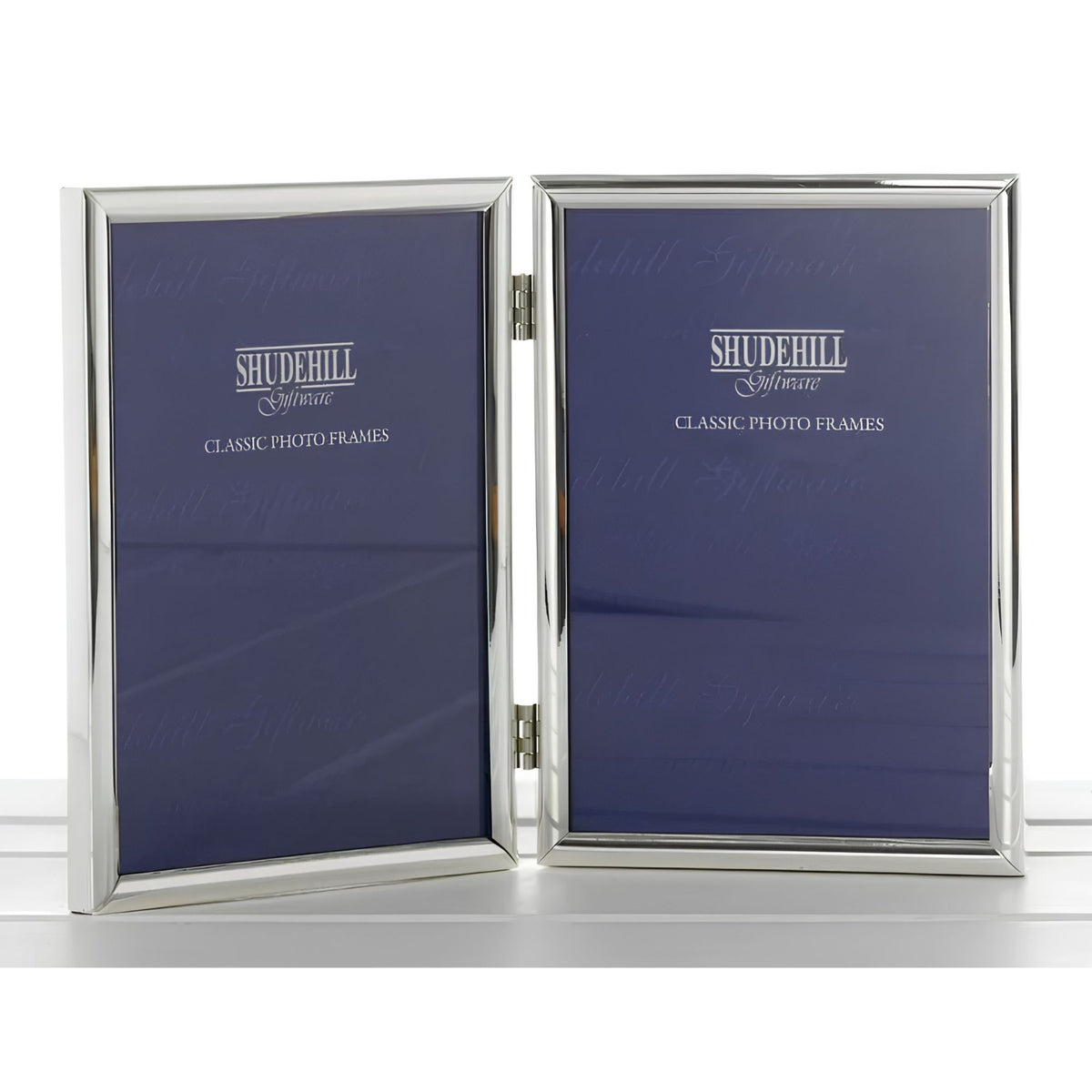 Classic Silver Double Frame, holds two 4x6 photos