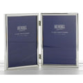 Classic Silver Double Frame, holds two 5x7 photos