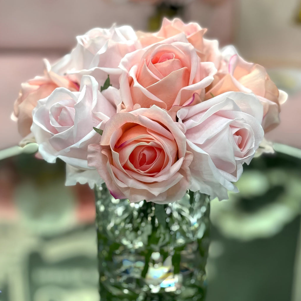 Côte Noire Mixed Herringbone Rose Buds HCF09 in pink ribboned box with two perfume bottles