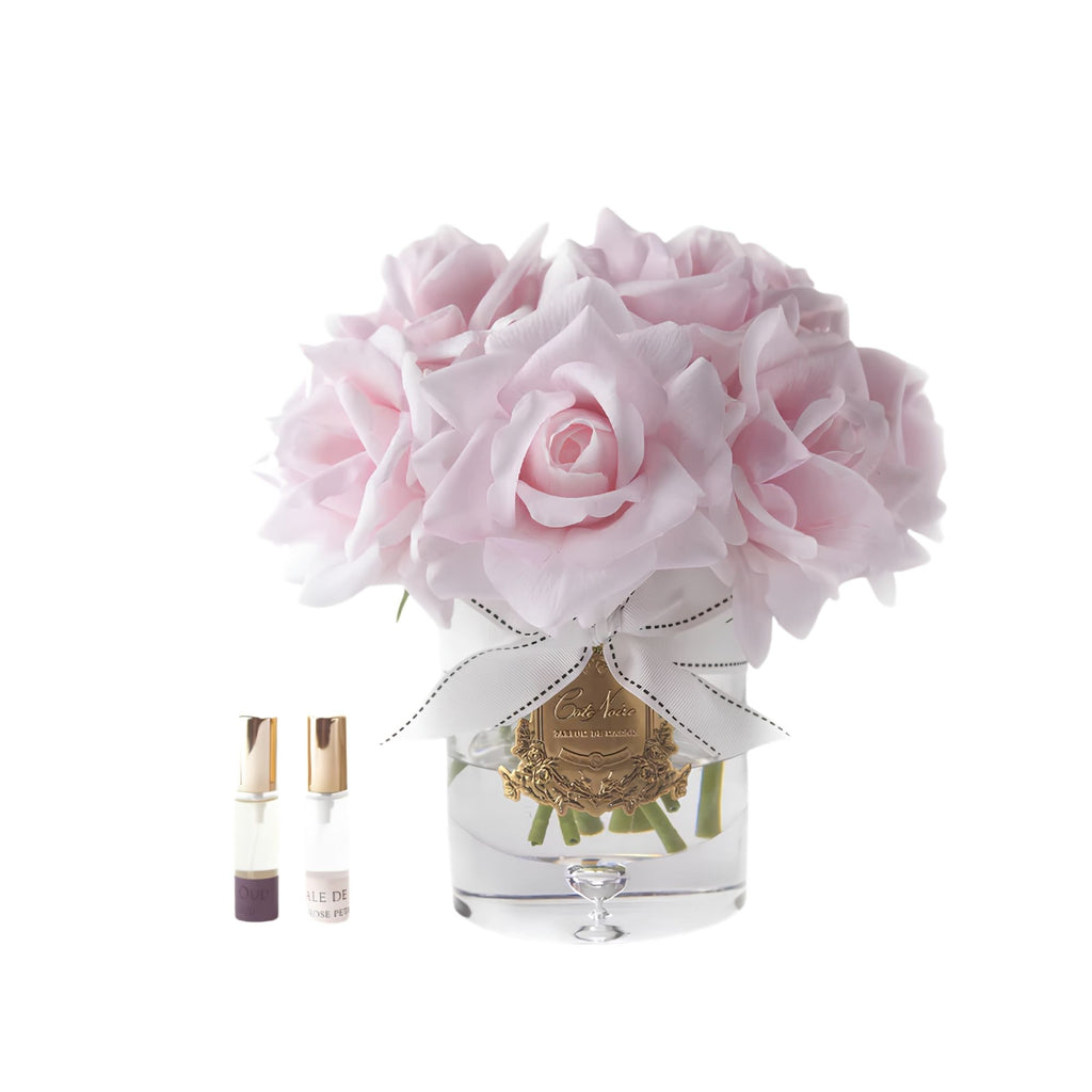 Côte Noire Luxury Grand Bouquet LTW03 with ribboned gift box, Rose Petal perfume and Rose Oud perfume, Eve's Cards & Gifts