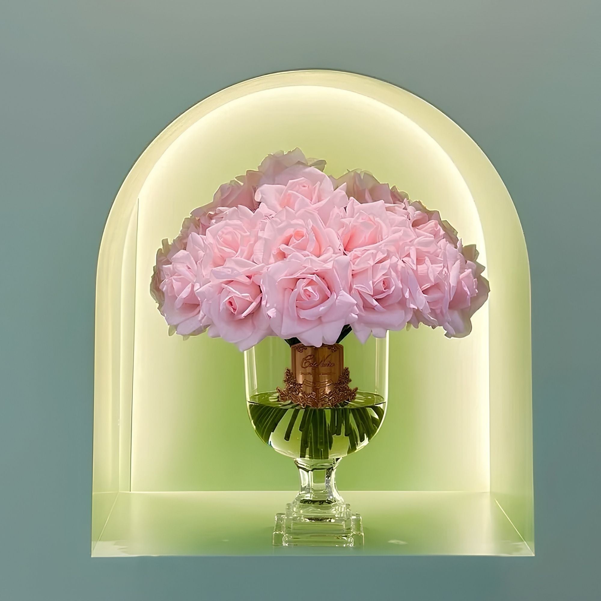 Côte Noire Versailles French Rose Bouquet VRB06 with two perfume bottles