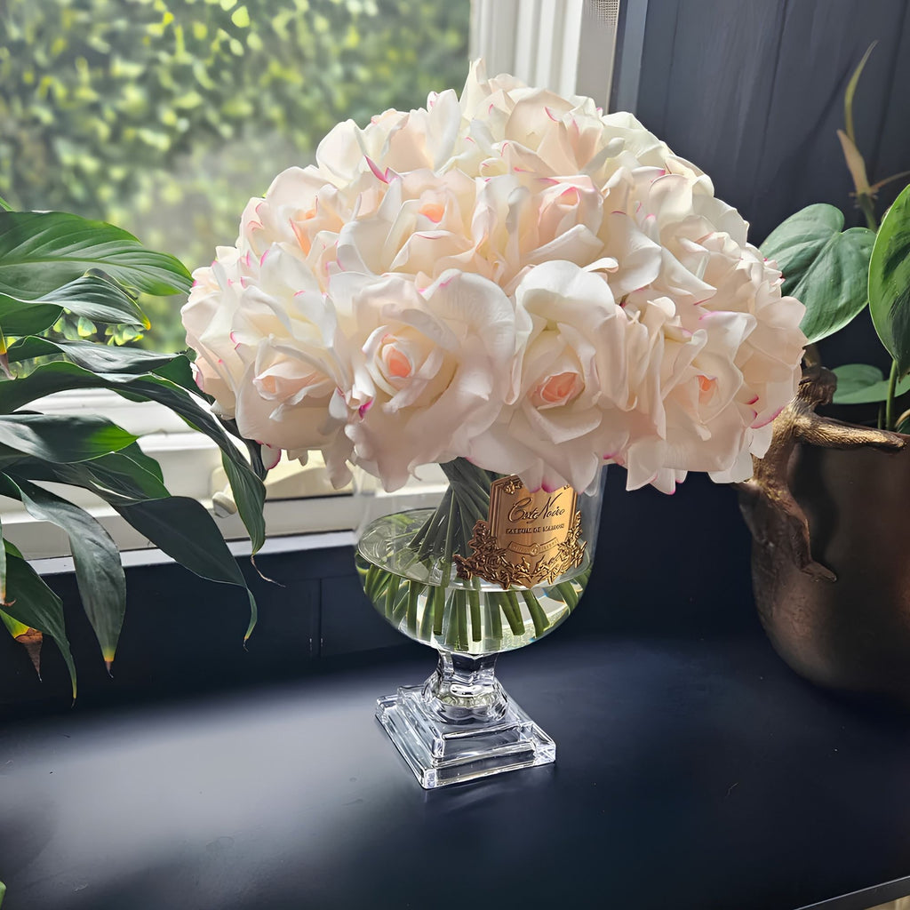 Côte Noire Versailles French Rose Bouquet VRB02 with two perfume bottles