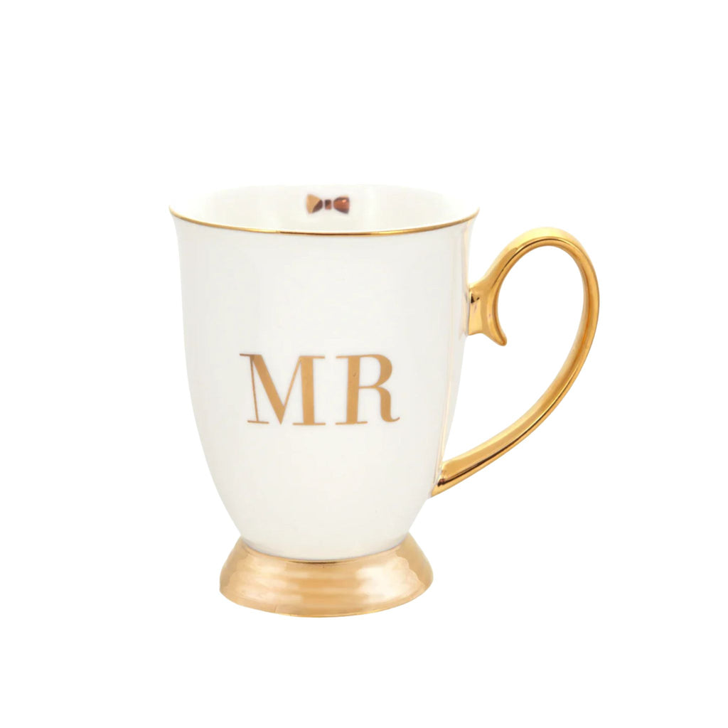 Cristina Re Mr Ivory Mug with 24ct gold detail