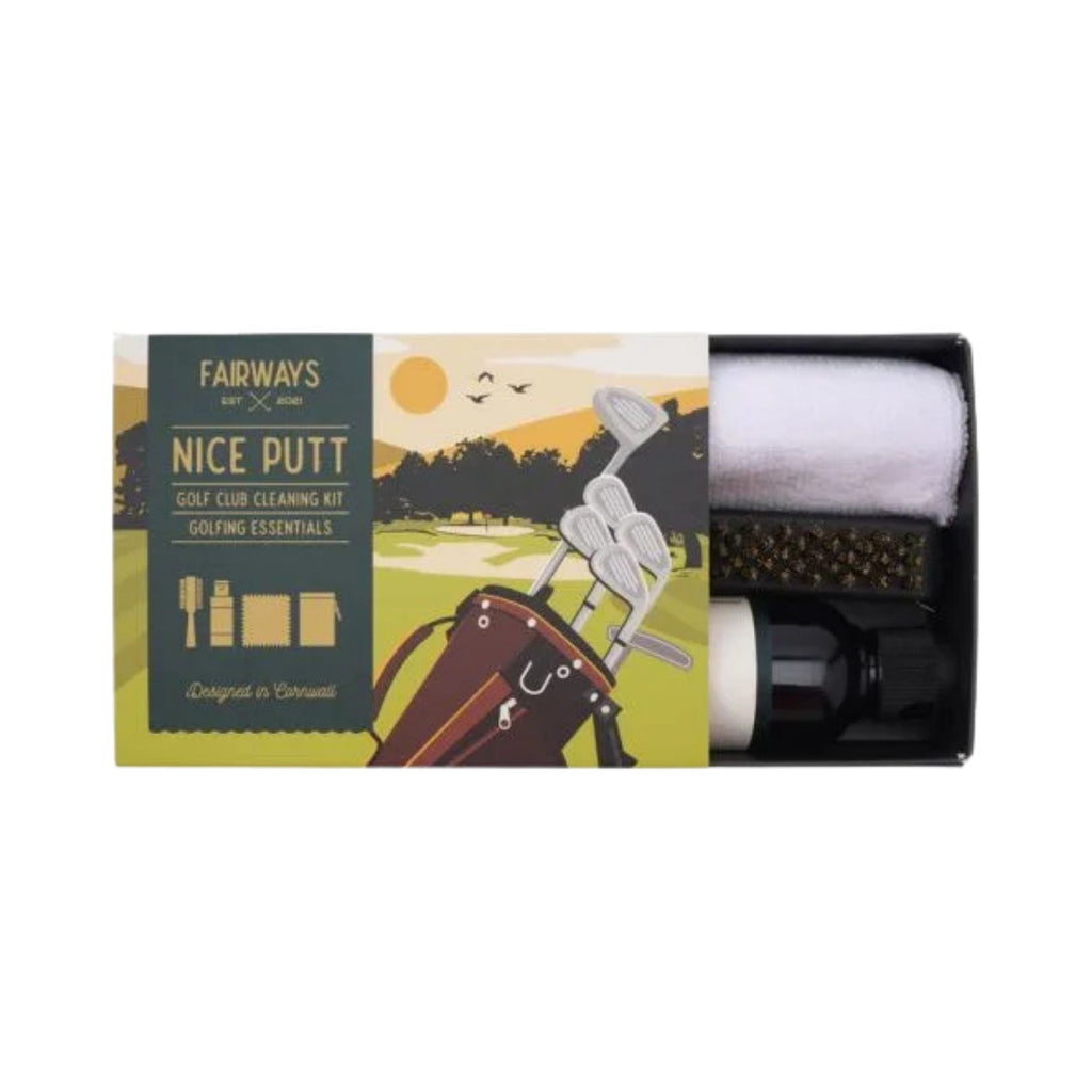 Fairways Golf Club Cleaning Kit packaging