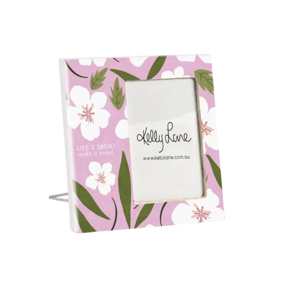 Flower Market Life Is Short Photo Frame, 20cm x 20cm