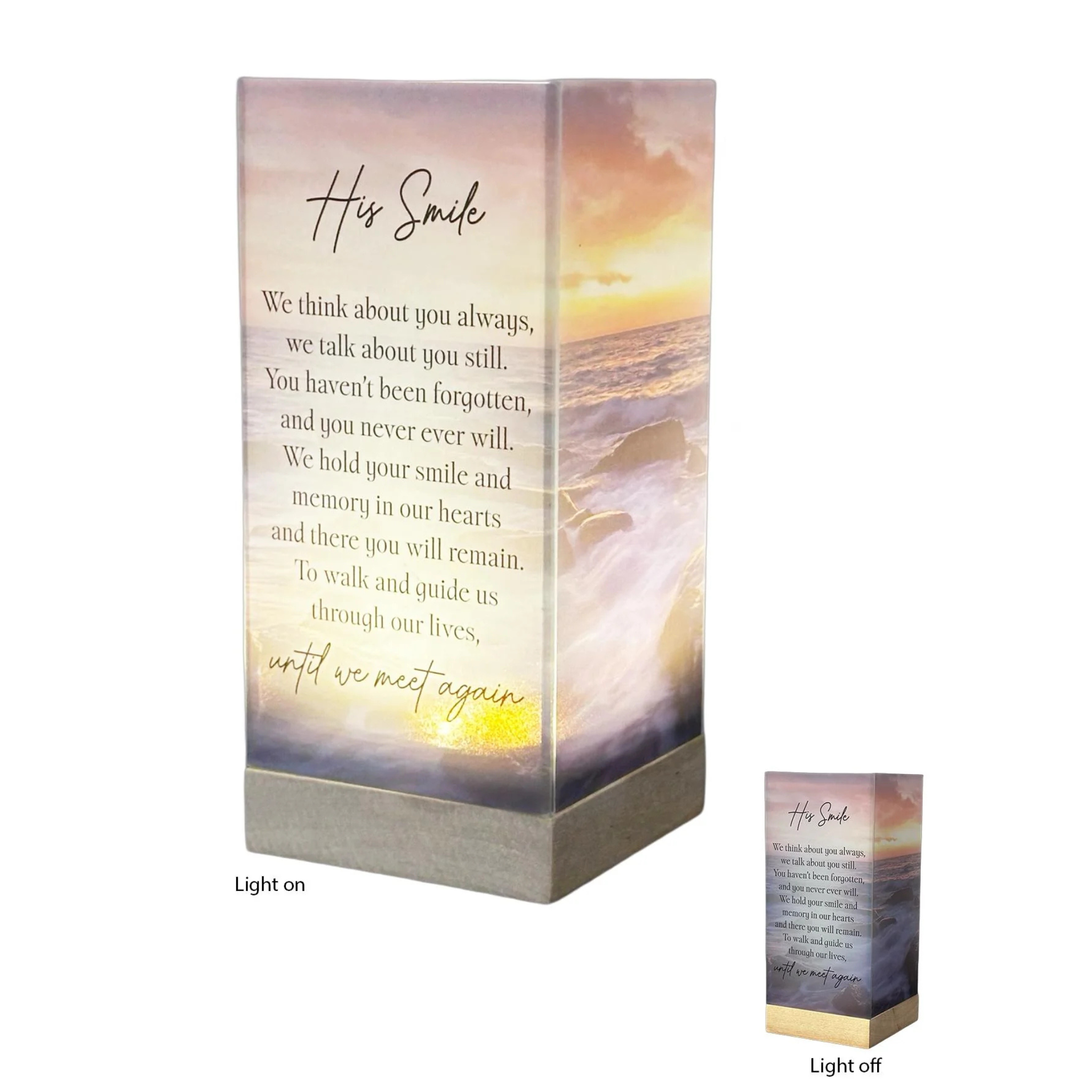 LIGHT UP LED LAMP  - HIS SMILE