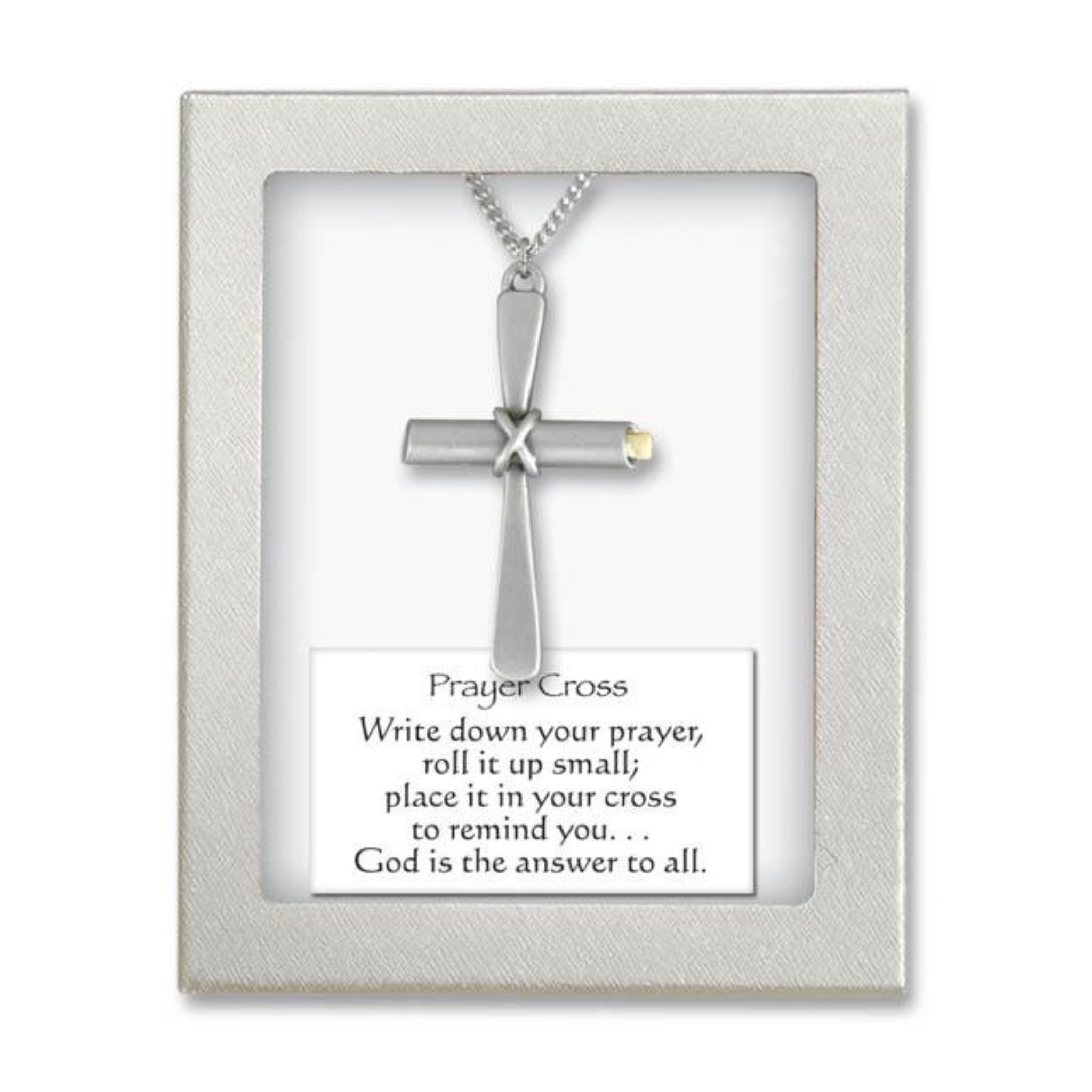 PENDANT PRAYER CROSS - CHAIN