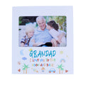Grandad Love You Kid 6x4 frame with kid-art design, Father's Day gift