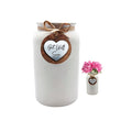 Heartfelt Mason Vase - Get Well ceramic sentiment vase