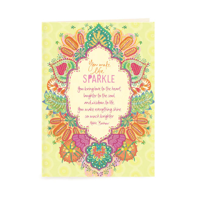 You Make Life Sparkle Greeting Card
