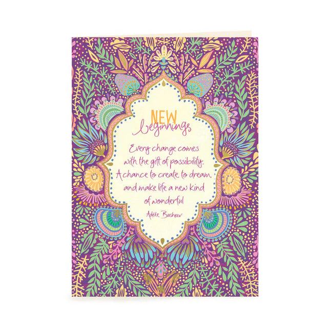 New Beginnings Greeting Card